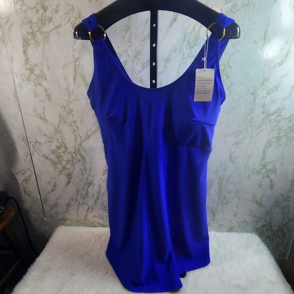 Beautiful Blue 1 Piece Swimsuit